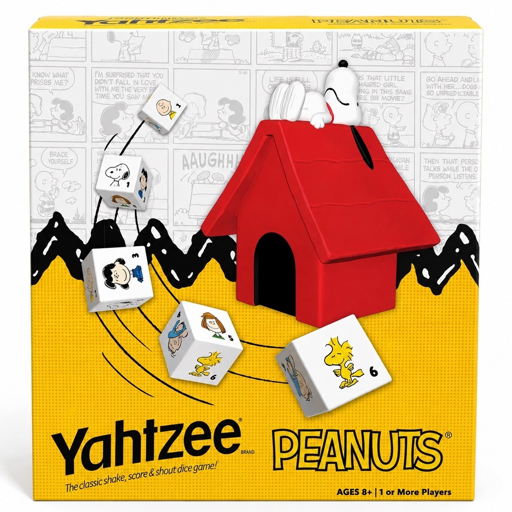 Peanuts Yahtzee USAopoly Snoopy Family Dice Game New Sealed